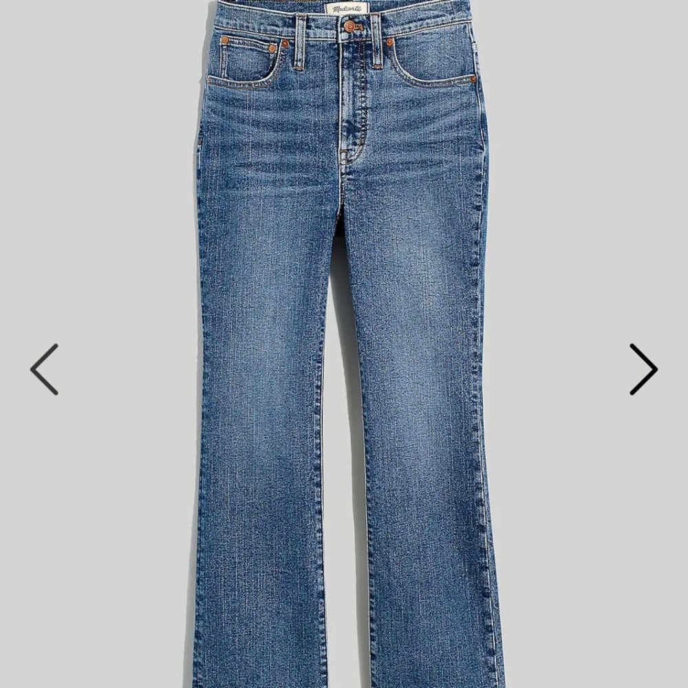 Madewell Cali Demi Bootcut Jeans in Glenside indigo wash size 31